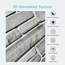 Axyaa Faux Stone Self-Adhesive Wall Panel Tile Sticker for Bathroom Kitchen