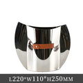 Axyaa Silver Stainless Steel Flower Vase Handicrafts for Home Decoration