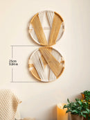 Axyaa Boho Bamboo Dream Catcher Macrame Wall Hanging for Home Decor