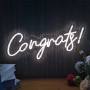 Axyaa 21-inch 'CONGRATS' Neon Light Sign for Graduation Party, Home, Bar, Restaurant Decor