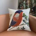 Axyaa Nordic Flower Embroidered Pillow Cover - Lightweight Luxury Home Decor