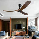 Axyaa 88-Inch DC Motor Ceiling Fan with Remote Control and Wood Blades