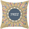 Axyaa Feather Dream Catcher Pillowcase - Nordic Color Sofa Cushion Cover
