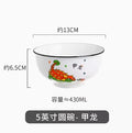 Axyaa Dinosaur Ceramic Rice Bowl 5" Cute Cartoon Soup Bowl for Children's Tableware