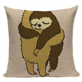 Axyaa Love Pug Dog Cushion Cover Sleep Dog Throw Pillow Case