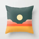 Axyaa Medieval Geometric Throw Pillow Covers for Home Sofa Chair Decor