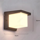 Axyaa LED Warm Light Wall Lamp Indoor Outdoor Waterproof Lighting Fixture