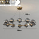 Axyaa Modern LED Circular Pendant Light for Livingroom, Dining Room Chandeliers