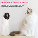 Axyaa LED Laser Interactive Cat Toy - USB Charge Battery Operated Rotation Exercise Entertainer