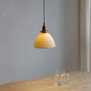 Axyaa Ceramic Shade LED Pendant Lights | Bedroom Loft Home Decor Hanging Lamp