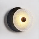 Axyaa Stone Wall Lamp: Modern Minimalist Luxury Sconce Light for Living Room and Corridor