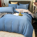 Axyaa 100% Cotton Bedding Set: Duvet Cover, Sheet, Pillowcases. Various Sizes Available.
