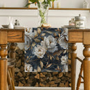 Axyaa 3D Effect Floral Table Runner for Farmhouse Dining Decor