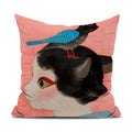 Axyaa Cute Anime Pillow & Cushion Cover Set - 40x40cm Square Decorative Sofa Pillowcase