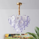 Axyaa Modern French Crystal Glass Chandelier for Home Décor