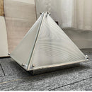 Axyaa Nordic Pyramid Table Lamp: Modern Art Desk Lamp for Living Room Bedroom