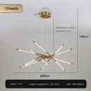 Axyaa Nordic Geometry LED Chandelier with Remote Control