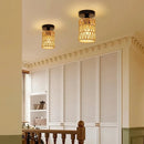 Axyaa Bohemian E27 Ceiling Light for Kitchen, Bathroom, Hallway - Farmhouse Style Lighting Fixtures