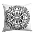 Axyaa Black Gold Line Cushion Cover Pillow Case, Home Decor for Living Room.