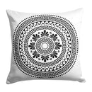 Axyaa Black Gold Line Cushion Cover Pillow Case, Home Decor for Living Room.
