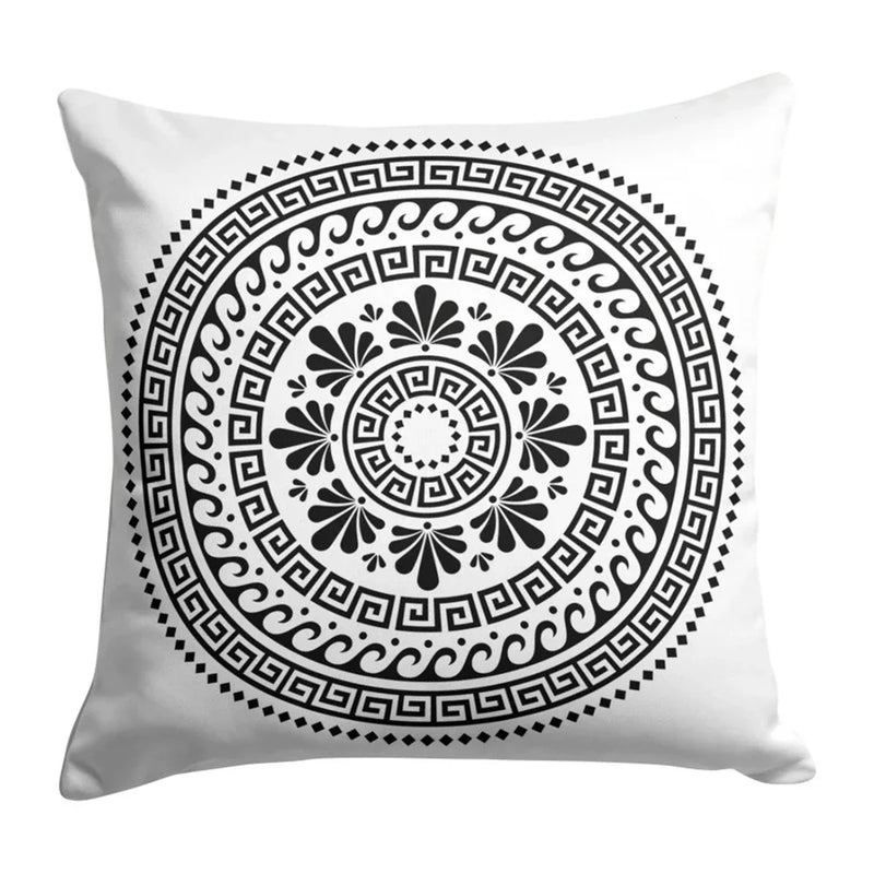 Axyaa Black Gold Line Cushion Cover Pillow Case, Home Decor for Living Room.
