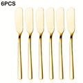 Axyaa Cheese Cutter & Golden Butter Knife Set