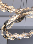 Axya Crystal Chandelier Light for Modern Luxury Living Room Bedroom