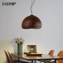 Axyaa Antique Brown Wabi Sabi Pendant Light Chandelier for Dining Room with a Rustic Charm