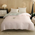 Axyaa Cotton Twill Quilt Cover - Single Size Solid Color Pure Cotton Bedding