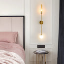 Axyaa Modern Gold Metal Wall Light for Bedroom and Living Room Decoration