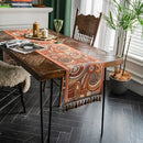Axyaa Ethnic Tassel Jacquard Table Runner for Home Party Decor