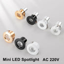 Axyaa 3W LED Spotlights for Cabinet Counter Showcase Lighting
