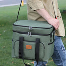 Axyaa Double Layers Tote Cooler Lunch Bag | Large Capacity Travel Picnic Box