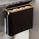 Axyaa Foldable Paper Basket Holder Laundry Bathroom Organizer Toy Storage Bin