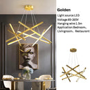 Modern Nordic LED Chandelier with Remote Control for Living, Dining, and Kitchen Room Decor by Axyaa