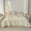Axyaa Silky Milk Velvet Queen Size Plush Blanket for Sofa Bed