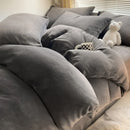 Luxury Flannel Fleece Bedding Set by Axyaa - Queen Size