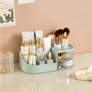 Axyaa Desktop Makeup Box: Compact Cosmetic Storage for Dressing Table & Organization.