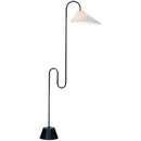 Axyaa Music Note Designer Vertical Floor Lamp - Scandinavian Style Vintage Living Room Lighting