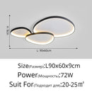 Axyaa Ultra-thin Cream Pebble Ceiling Lamp for Living Room, Bedroom, Study - LED Lighting