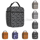 Axyaa Insulated Goth Bats Lunch Bag: Reusable Waterproof Thermal Cooler Tote