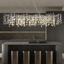 Axyaa Golden Branch Crystal Chandelier for Minimalist Living Room Home Lighting