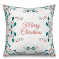 Christmas Floral Pattern Pillow Covers by Axyaa for Sofa, Bedroom, Car - Cushion Cover