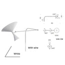 Axyaa Rotatable Wall Light for Living Room & Bedroom - Modern Design-E14 G9 Bulb