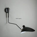 Axyaa Nordic Long Arm Wall Lights: Rotatable Bedside Lamp for Cozy Reading