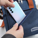 Axyaa Double Layer Crosbody Lunch Bag for Insulated Picnics and Travel