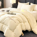 Axyaa Soft Fluffy Queen Size Comforter Duvet Insert, Thickened Warm Quilt for Autumn/Winter