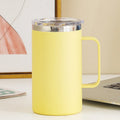 Axyaa 650ML Double Layer Insulated Coffee Cup with Lid