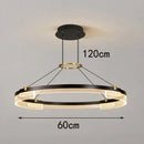 Axyaa Modern LED Pendant Chandeliers for Living Room and Dining Room Lighting