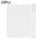 Axyaa High Borosilicate Glass Straw Set for Eco-Friendly Sipping